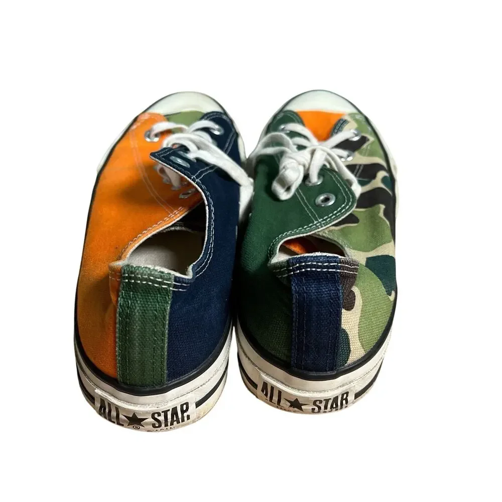 2018 Billys x Converse Sneakers Made in‎ Japan Multicolor Camo Patchwork 7/12